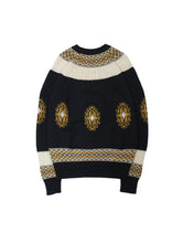 Load image into Gallery viewer, 80&#39;S &quot;PAUSE&quot; ETHNIC JACQUARD  KNIT SWEATER
