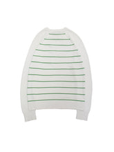 Load image into Gallery viewer, &quot;FLASH LIGHTS&quot; RAGLAN STRIPE ACRYLE COTTON KNIT
