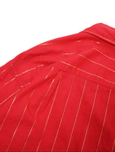 Load image into Gallery viewer, 60&#39;S &quot;DUNHILL SPORTSWEAR&quot; GOLDEN STRIPE OPEN COLLAR S/S SHIRT
