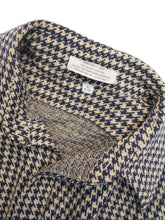 Load image into Gallery viewer, 60-70'S UNKNOWN COTTON POLY KNIT HOUND TOOTH SHIRT
