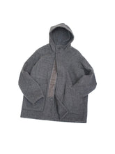 Load image into Gallery viewer, 90&#39;S UNKNOWN FULLING WOOL HOODED JACKET MADE IN ENGLAND
