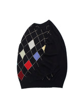 Load image into Gallery viewer, 90&#39;S &quot;SMITH&amp;TELFORD&quot; MULTI ARGYLE CASHMERE CREW NECK KNIT  SWEATER
