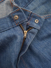 Load image into Gallery viewer, 60&#39;S UNKNOWN ORANGE STITCH DENIM PANTS
