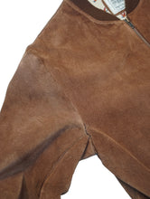 画像をギャラリービューアに読み込む, 80~90&#39;S &quot;ERIKSON&#39;S&quot; SUEDE BOMBER JACKET MADE IN FRANCE
