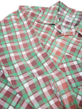 Load image into Gallery viewer, 40&#39;S &quot;TOWN TOPIC&quot; OPEN COLLAR PRINT FLANNEL SHIRT
