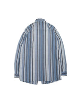 Load image into Gallery viewer, 90&#39;S &quot;MARITHE FRANCOIS GILBAUD&quot; LONG FRONT STRIPE DEFORMED SHIRT
