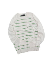 Load image into Gallery viewer, &quot;FLASH LIGHTS&quot; RAGLAN STRIPE ACRYLE COTTON KNIT
