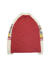 画像をギャラリービューアに読み込む, 70~80&#39;S &quot;SPALDING&quot; FOOTBALL LEAGUE PRINTED SLEEVE MOCK NECK L/S TEE
