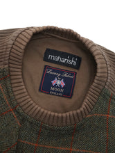 Load image into Gallery viewer, 00&#39;S &quot;MAHARISHI x MOON&quot; HERRING BONE TWEED DOUBLE FACE SWEATSHIRT
