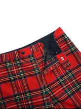 Load image into Gallery viewer, 90&#39;S &quot;AGNES B.&quot; TARTAN WOOL TROUSERS
