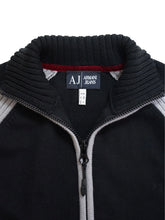 画像をギャラリービューアに読み込む, 00&#39;S &quot;ARMANI JEANS&quot; RIB LINE DRIVERS KNIT
