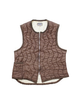 Load image into Gallery viewer, 60&#39;S &quot;MASON&quot; WAVE QUILTING ZIP UP VEST
