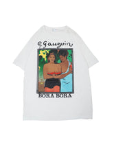 画像をギャラリービューアに読み込む, 90&#39;S PAUL GAUGUIN TWO TAHITIAN WOMEN ART TEE
