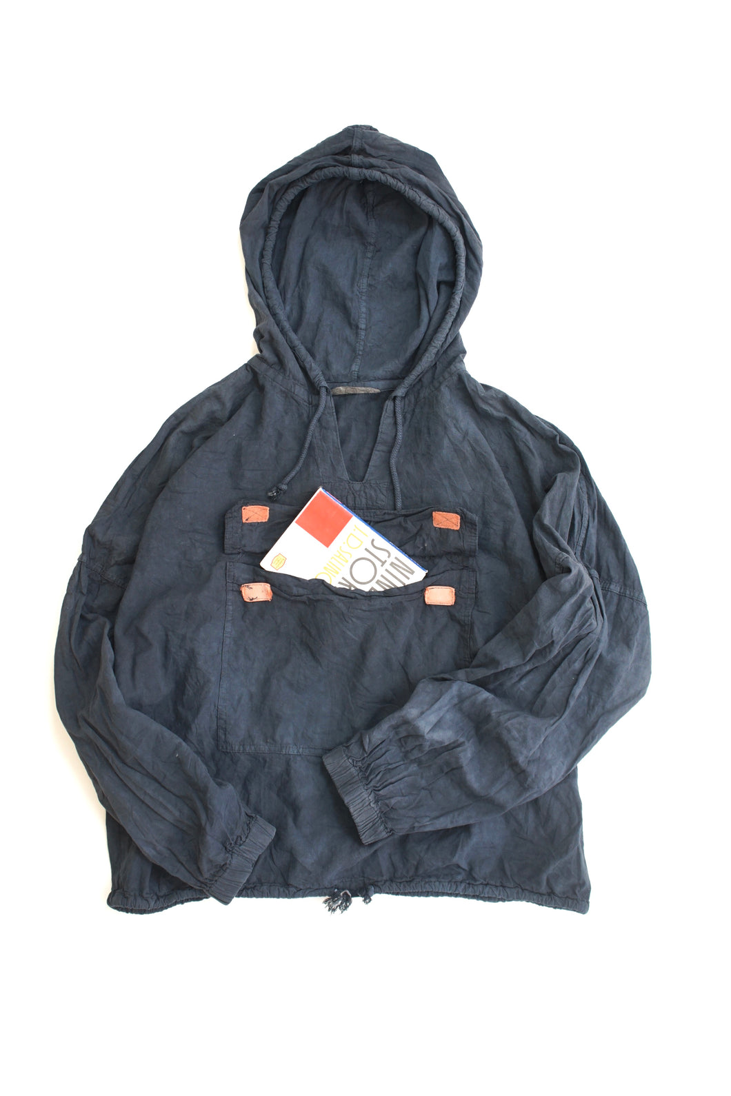 70'S UNKNOWN GARMENT DYED EURO ANORAK PULL OVER