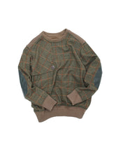 Load image into Gallery viewer, 00&#39;S &quot;MAHARISHI x MOON&quot; HERRING BONE TWEED DOUBLE FACE SWEATSHIRT
