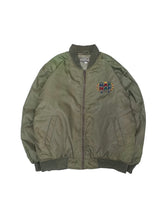 Load image into Gallery viewer, 80&#39;S &quot;NAF  NAF&quot; EMBROIDERED BOMBER JACKET
