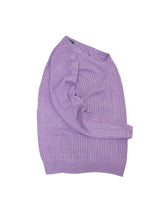 画像をギャラリービューアに読み込む, &quot;ALAN PAINE&quot; CABLE V-NECK COTTON CASHMERE KNIT SWEATER
