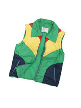 Load image into Gallery viewer, 80&#39;S &quot;J.C.PENNEY&quot; MULTI COLOR PUFFER VEST
