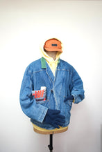 画像をギャラリービューアに読み込む, 80&#39;S &quot;CLOSED MARITHE FRANCOIS GIRBAUD&quot; QUILTED REVERSIBLE DENIM JACKET
