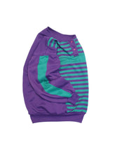 画像をギャラリービューアに読み込む, 80'S UNKNOWN STRIPE DESIGN HENRY NECK SWEATSHIRT
