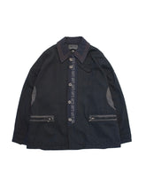 Load image into Gallery viewer, 80'S "CLOSED" EXPERIMENTAL WOOL FABRIC DOLMAN JACKET by M+FG
