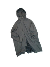 画像をギャラリービューアに読み込む, 00&#39;S &quot;ARMANI COLLEZIONI&quot; LORO PIANA STORM SYSTEM HOODED COAT
