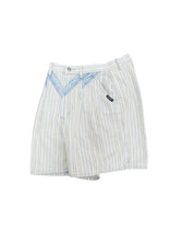 Load image into Gallery viewer, 90&#39;S &quot;ROCKY MOUNTAIN CLOTHING CO.&quot; SWITCHING DESIGN STRIPE DENIM SHORTS
