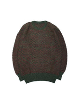 画像をギャラリービューアに読み込む, 90&#39;S ITALIAN MOSS STITCH CROCHET KNIT SWEATHER
