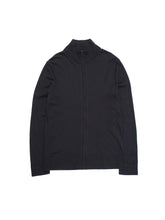 画像をギャラリービューアに読み込む, 90-00'S "CHANEL" STAFF ZIP UP HIGH NECK KNIT
