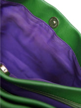 画像をギャラリービューアに読み込む, 00&#39;S &quot;BARNEYS NEWYORK&quot; GREEN LEATHER ONE SHOULDER BAG
