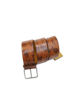 画像をギャラリービューアに読み込む, 00'S "MIU MIU" ARIGATOR EMBOSSED LEATHER BELT
