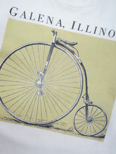 Load image into Gallery viewer, 90&#39;S GALENA,ILLINOIS BICYCLE PRINT S/S TEE
