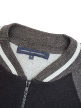 画像をギャラリービューアに読み込む, 00'S "FRENCH CONNECTION" V ARSITY ZIP UP CARDIGAN
