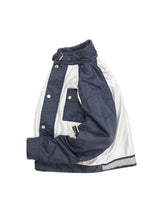 Load image into Gallery viewer, 90&#39;S &quot;BELSTAFF&quot; METALLIC NYLON RIDERS JACKET NAVY
