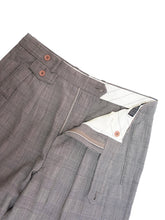 Load image into Gallery viewer, 80&#39;S &quot;EMPORIO ARMANI&quot; GLEN CHECK TWO-TUCK SLACKS
