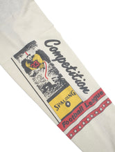 画像をギャラリービューアに読み込む, 70~80&#39;S &quot;SPALDING&quot; FOOTBALL LEAGUE PRINTED SLEEVE MOCK NECK L/S TEE
