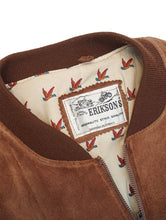 画像をギャラリービューアに読み込む, 80~90&#39;S &quot;ERIKSON&#39;S&quot; SUEDE BOMBER JACKET MADE IN FRANCE
