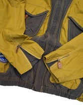 画像をギャラリービューアに読み込む, 90'S "J.B. O.T." NYLON SWITCHING MULTI POCKET EURO FLIGHT JACKET
