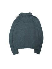 画像をギャラリービューアに読み込む, 90&#39;S &quot;EMPORIO ARMANI&quot; LAYERD NECK SILK KNIT SWEATER
