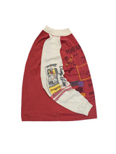 画像をギャラリービューアに読み込む, 70~80&#39;S &quot;SPALDING&quot; FOOTBALL LEAGUE PRINTED SLEEVE MOCK NECK L/S TEE
