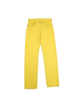 画像をギャラリービューアに読み込む, 90&#39;S &quot;LEVI&#39;S&quot; 501 CHEMICAL YELLOW OVER DYED DENIM
