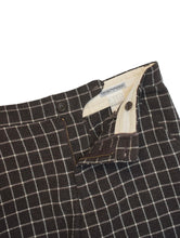 画像をギャラリービューアに読み込む, 90'S "EMPORIO ARMANI" CHALK PLAID WOOL SLACKS
