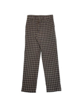 画像をギャラリービューアに読み込む, 90'S "EMPORIO ARMANI" CHALK PLAID WOOL SLACKS
