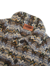 画像をギャラリービューアに読み込む, 90'S "MISSONI" JACQUARD KNIT SHIRT JACKET
