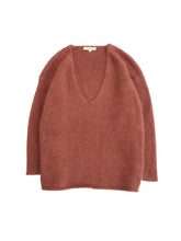 画像をギャラリービューアに読み込む, 90&#39;S &quot;NICOLE FARHI&quot; OVERSIZED MOHAIR V-NECK KNIT
