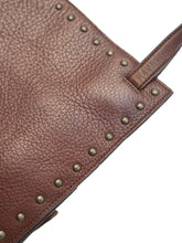 画像をギャラリービューアに読み込む, 00&#39;S &quot;DKNY&quot; STUDS DESIGN LEATHER TOTE BAG
