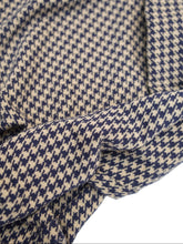 Load image into Gallery viewer, 60-70'S UNKNOWN COTTON POLY KNIT HOUND TOOTH SHIRT
