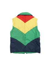 Load image into Gallery viewer, 80&#39;S &quot;J.C.PENNEY&quot; MULTI COLOR PUFFER VEST
