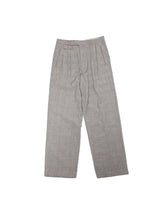 画像をギャラリービューアに読み込む, 80&#39;S &quot;EMPORIO ARMANI&quot; GLEN CHECK TWO-TUCK SLACKS
