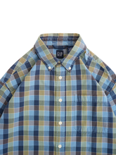 Load image into Gallery viewer, 00&#39;S &quot;GAP&quot; PLAID PATTERN B/D SHIRT
